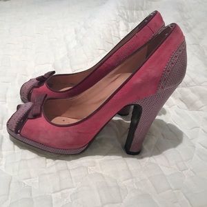 Marc Jacobs block heels- used condition